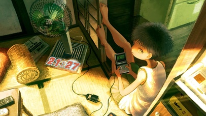 唯美乡村夏天房屋男孩