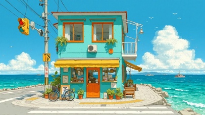 治愈海滨小屋