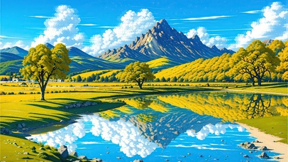 动漫护眼风景