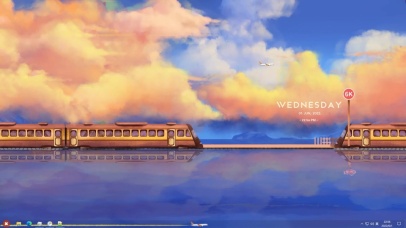 超清治愈动漫 【海上车站】主题