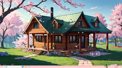 樱花树下主题壁纸