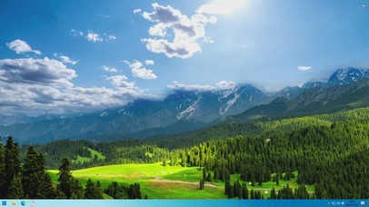 新疆天山下的草原唯美风景