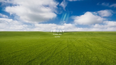 4k唯美蓝天草原