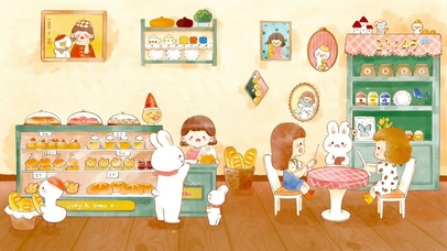 治愈可爱小兔面包店