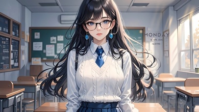学院风制服JK女孩