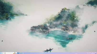 云深水乡-桌面主题