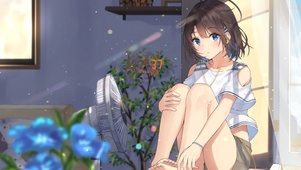 盛夏窗边少女