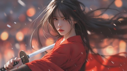 4K，动态，清纯古风美女（禁转