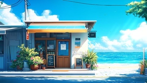 沙滩阳光小店