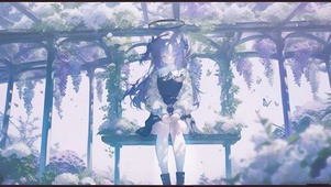 早懒优香-花园白丝少女