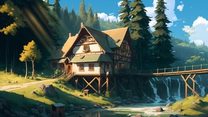 治愈 林中小屋