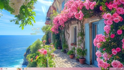 阳光下的玫瑰房