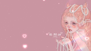 动漫插画手绘少女系列4