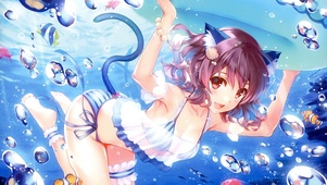 夏日游泳