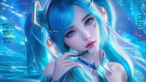 唯美星空初音