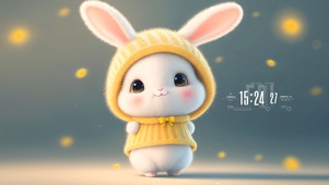 4K治愈小白兔