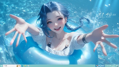 夏日泳池金克斯