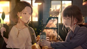 面包店的小姐姐
