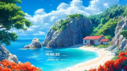 治愈护眼海边度假屋