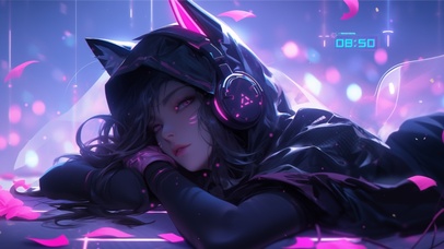 赛博朋克少女阿狸