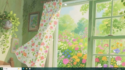 护眼花草树木桌面主题