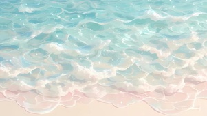 清澈的海水