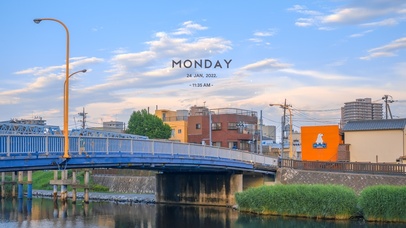 4K日系街道风景