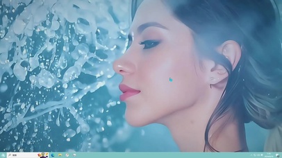 水中美女-桌面主题