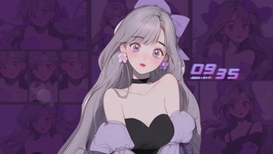 复古动漫女孩