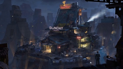 4k 治愈夜晚都市小酒馆