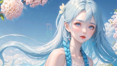 4k治愈唯美女孩