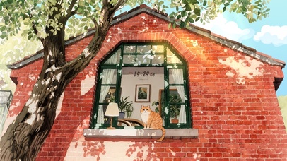 红砖韵律复古小屋