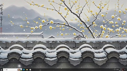 古风雪梅主题