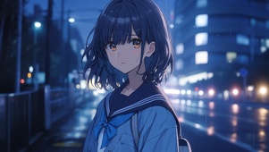 雨夜行者-女孩