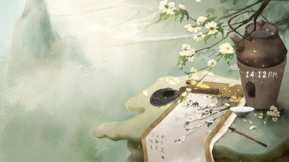 唯美治愈古风景色