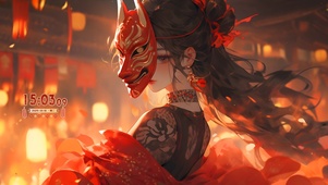 面具下的少女