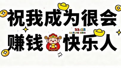 成为很会赚钱的快乐人