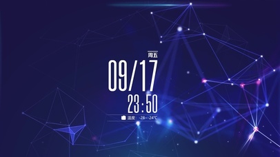 科技点线粒子元素背景