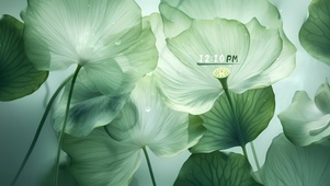 4K 雨莲（治愈护眼）	
