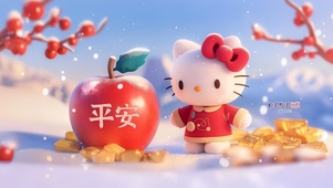 平安果kitty猫
