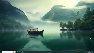 护眼青山 云雾缥缈
