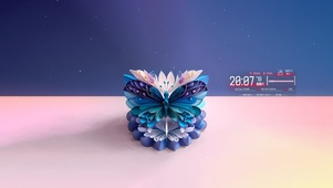 蝴蝶 彩蝶 4K