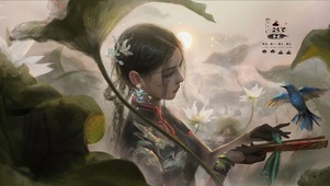 古风旗袍女神