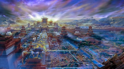 4K 唯美动漫古风长安城