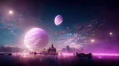 唯美治愈梦幻星空