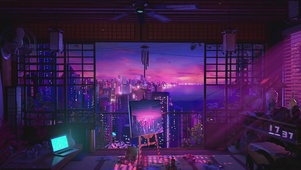 4k海景画夜
