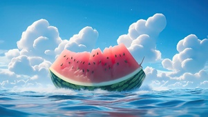 治愈海上西瓜