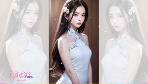 4K性感Ai旗袍美女