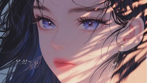 星眸光影少女