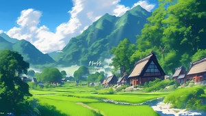 归隐山间小屋